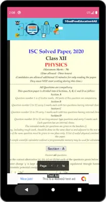 ISC 12th Previous Years Board android App screenshot 3