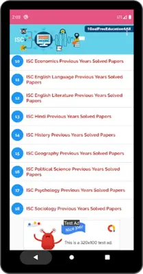 ISC 12th Previous Years Board android App screenshot 5