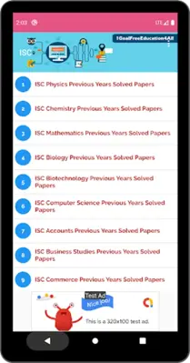 ISC 12th Previous Years Board android App screenshot 6